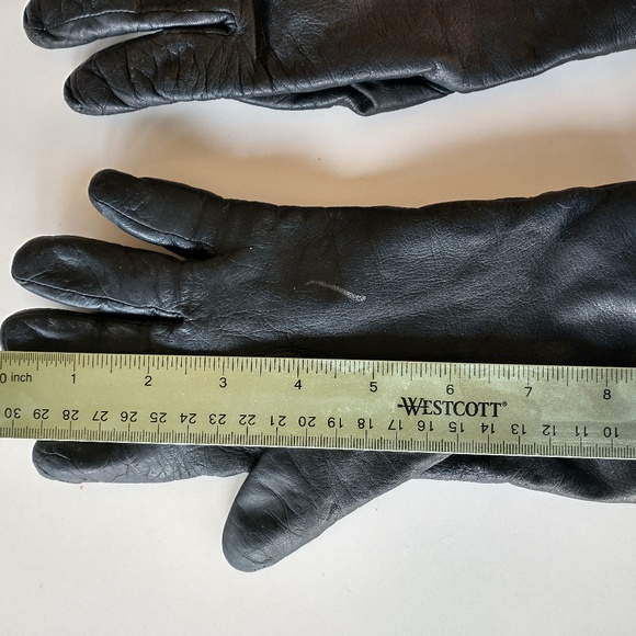 Leather gloves with cashmere lining - Picture 5 of 7